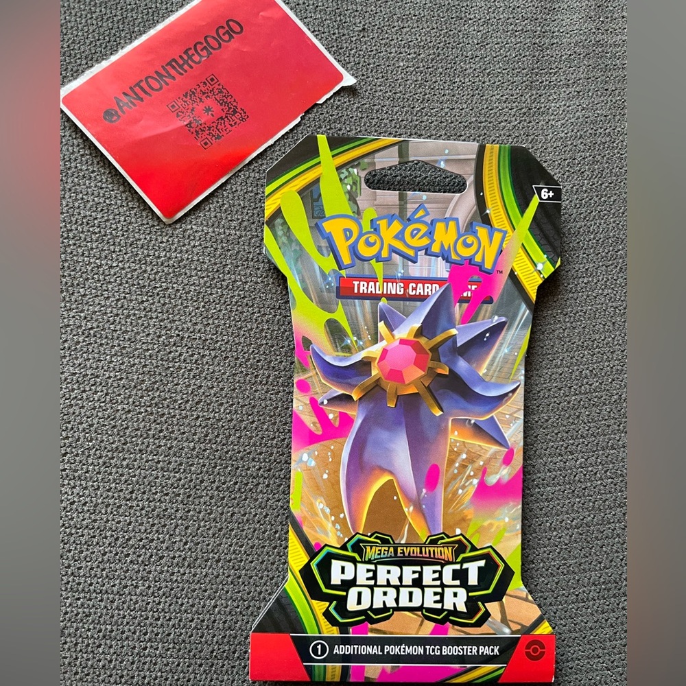 Pokémon TCG Mega Evolution Perfect Order sleeves pack